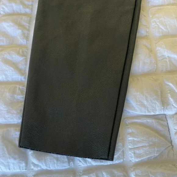 Vero Moda black high waist faux leather leggings - Picture 6 of 10